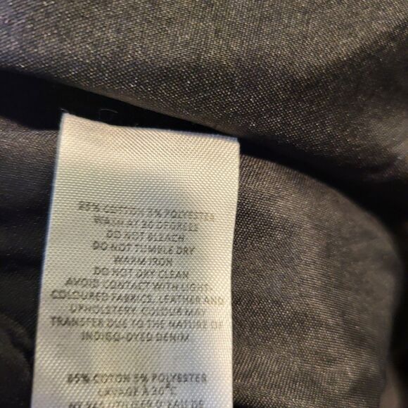 Boohoo Man Mens 32x30 Black Straight Leg Distressed Denim Button Fly - Picture 5 of 12